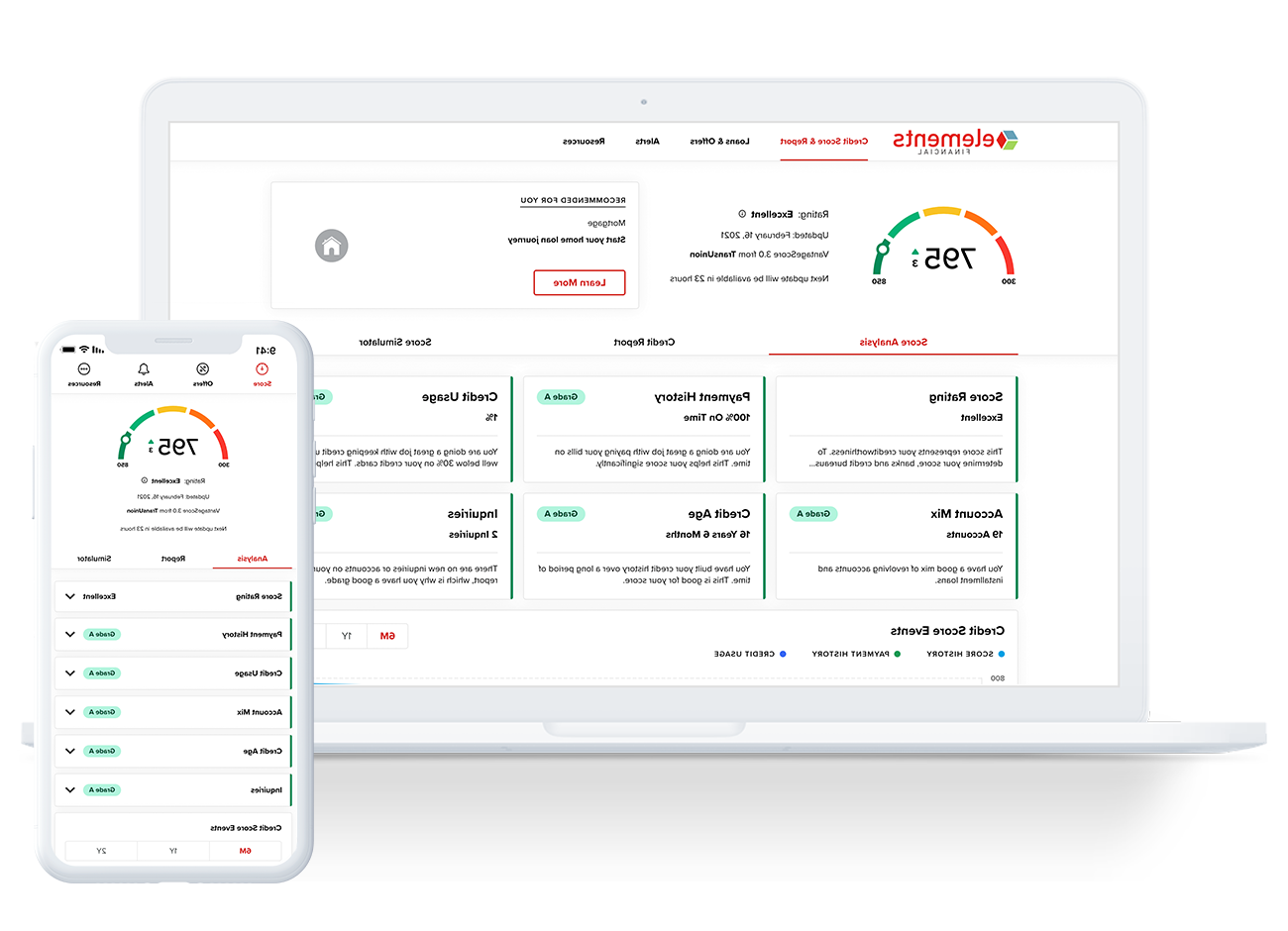 Screenshot of our SavvyMoney tool